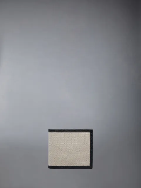 Money Clip Wallet In Black Pebble Grain | Thom Browne