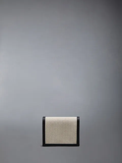 Pebble Grain 4-Bar Passport Holder | Thom Browne