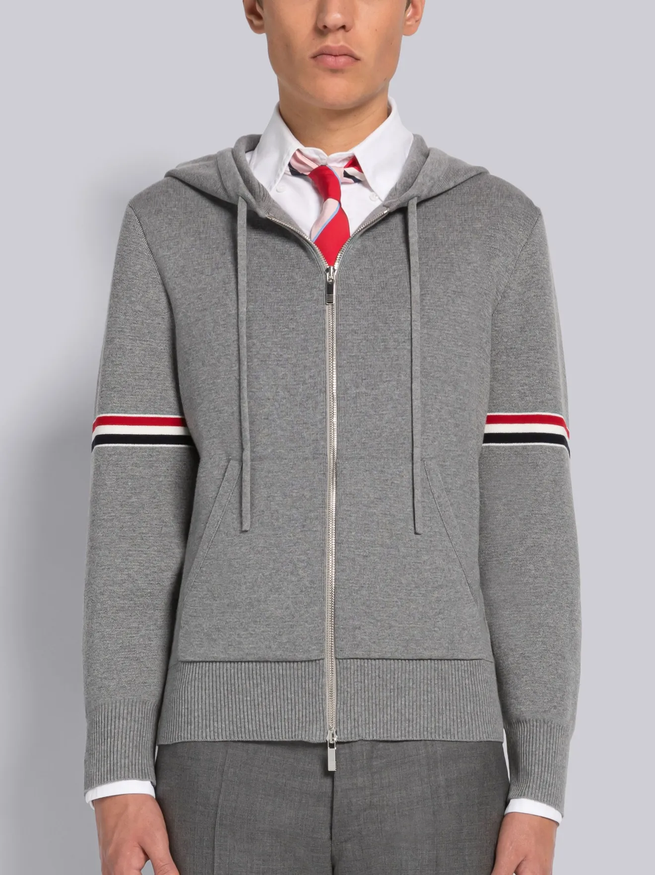 Cotton Milano Armband Hoodie Thom Browne