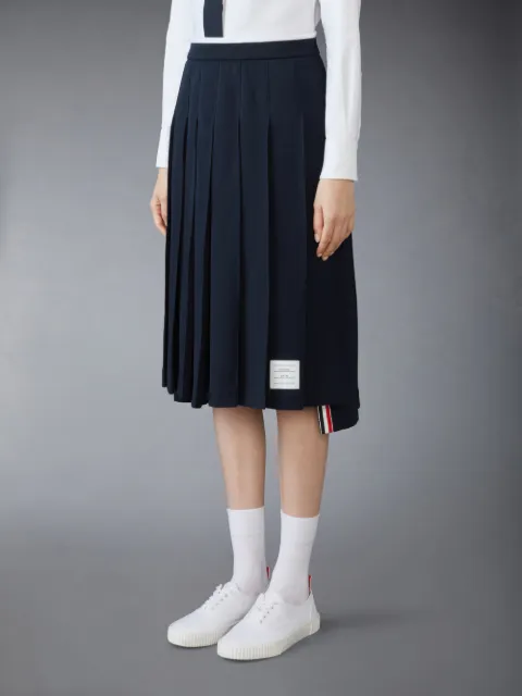 CORDUROY MINI PLEATED HECTOR SKIRT | Thom Browne CORDUROY MINI PLEATED HECTOR SKIRT | Thom Browne