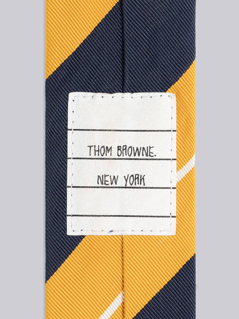 COTTON SILK AWNING STRIPE JACQUARD CLASSIC TIE