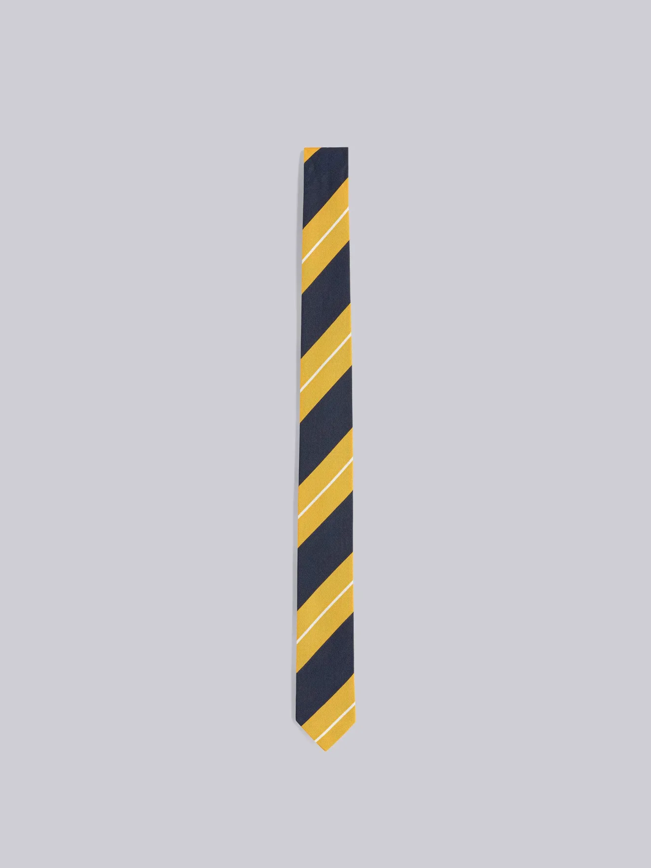 COTTON SILK AWNING STRIPE JACQUARD CLASSIC TIE | Thom Browne