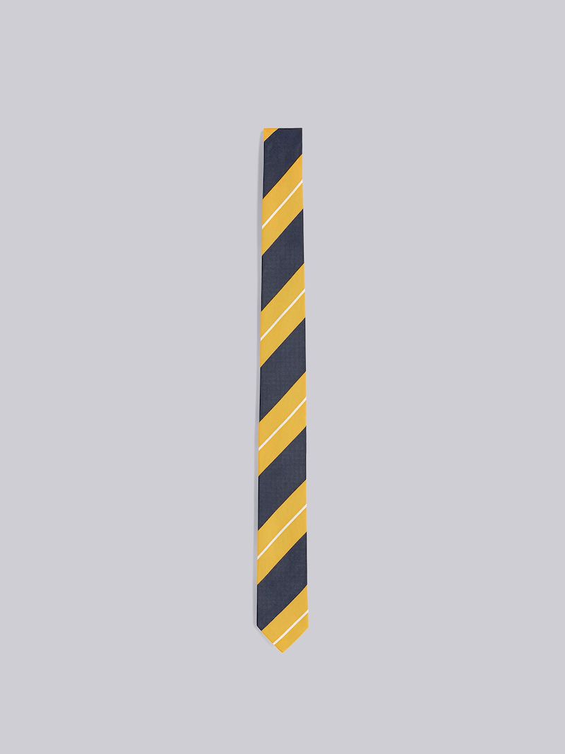 COTTON SILK AWNING STRIPE JACQUARD CLASSIC TIE