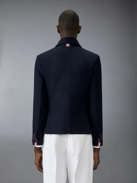 Sport Coat W/ Contrast Stitching In Textured Cotton | Thom Sport Coat W/ Contrast Stitching In Textured Cotton | Thom