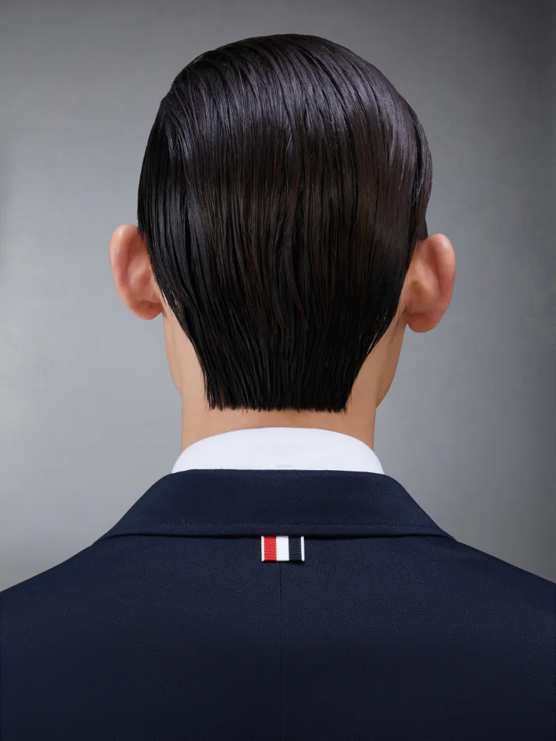 Cotton Twill 4-Bar Unconstructed Classic Sport Coat | Thom Browne