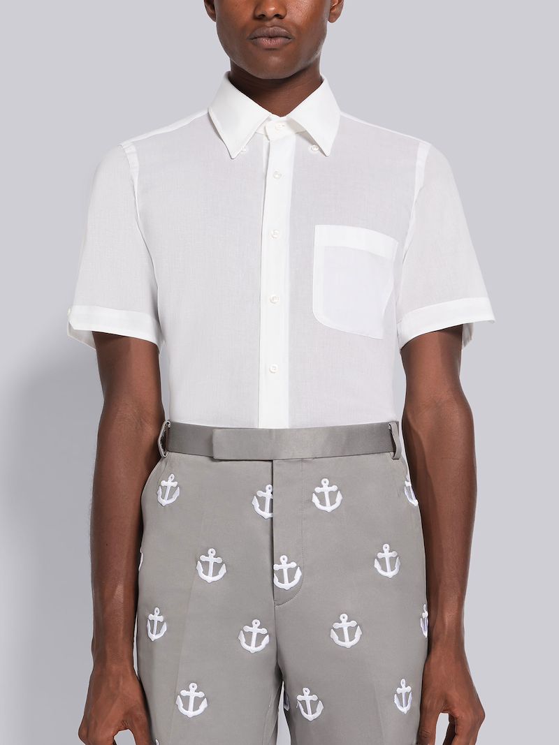 Cotton Voile Short Sleeve Shirt
