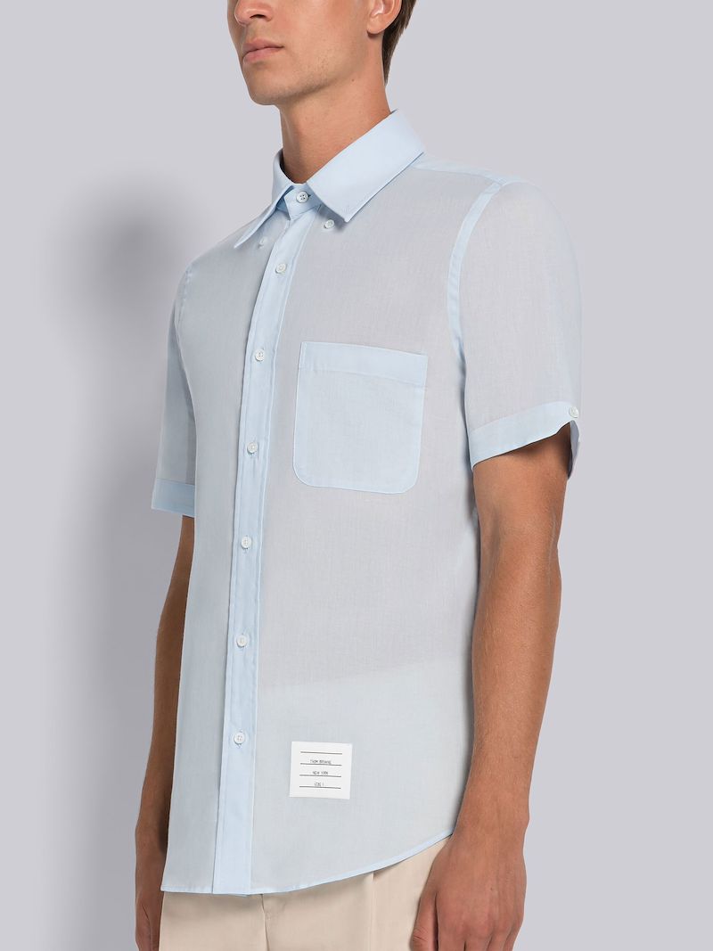 Cotton Voile Short Sleeve Shirt