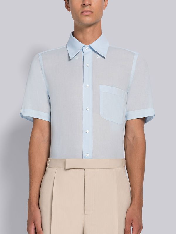 Cotton Voile Short Sleeve Shirt