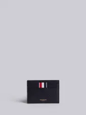 Credit Card Holder In Black Pebble Grain