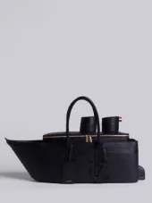 Cruise Liner Bag In Black Pebble Grain