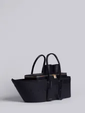 Cruise Liner Bag In Black Pebble Grain