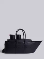 Cruise Liner Bag In Black Pebble Grain