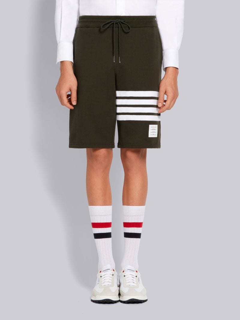 Thom browne sale sweat shorts