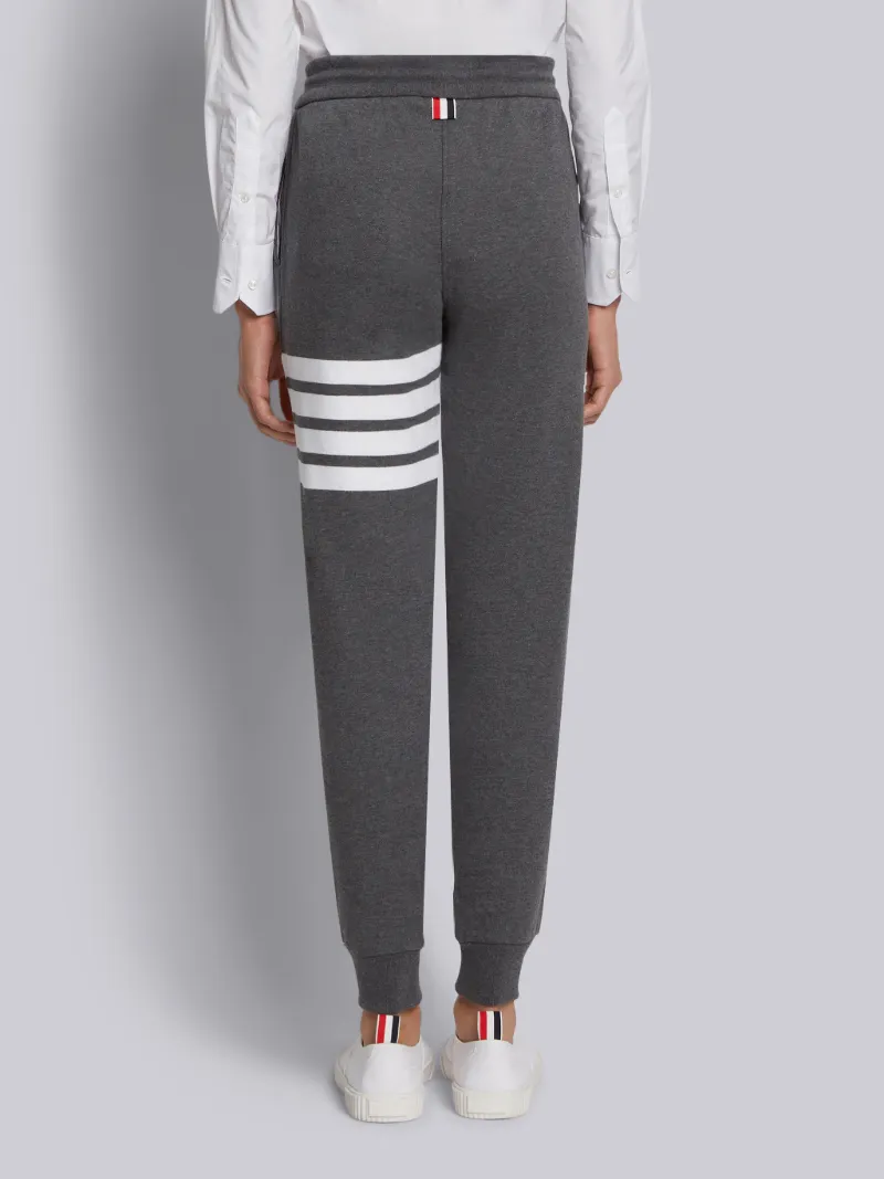 Dark Grey Classic Loop Back Engineered 4-Bar Sweatpant
