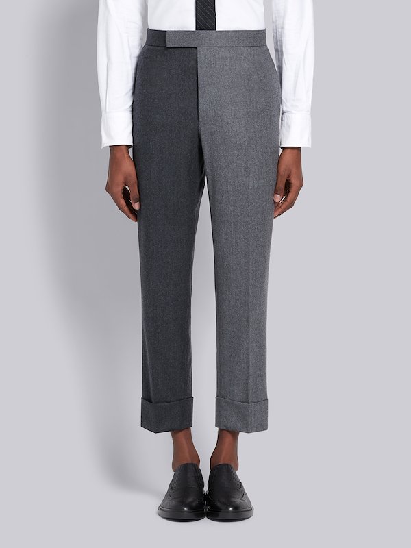 dark grey trouser combination