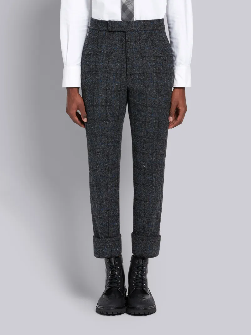 Dark Grey Wool Tattersall Check Classic Suit | Thom Browne Official