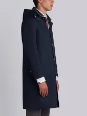Detachable Hood Snap Front Parka (38”) In Mackintosh