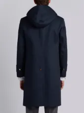 Detachable Hood Snap Front Parka (38”) In Mackintosh