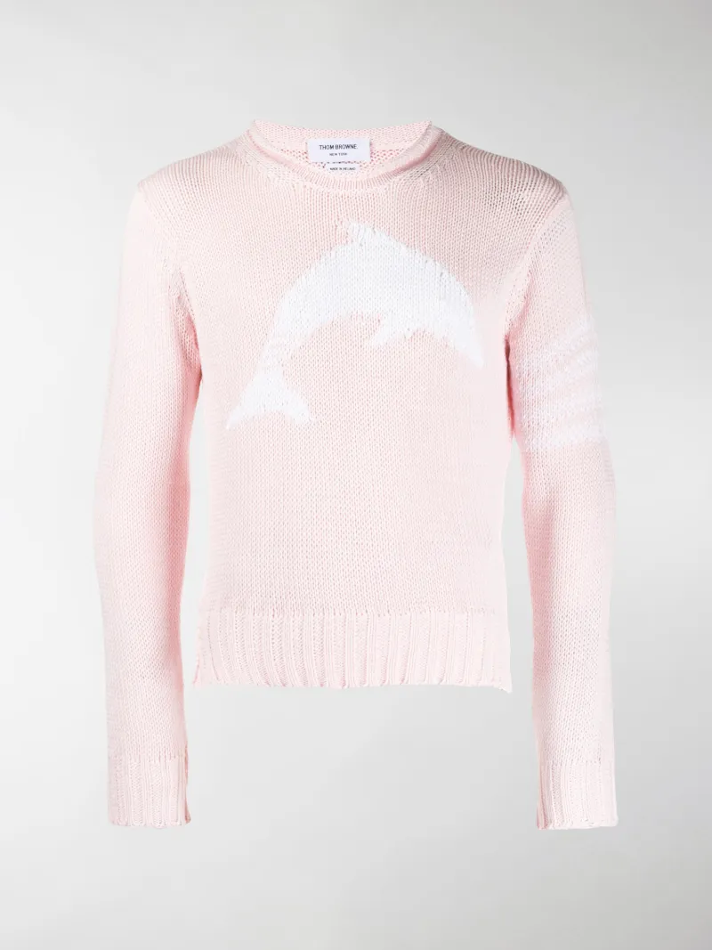 thom browne dolphin sweater
