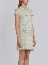 double breasted sack dress
