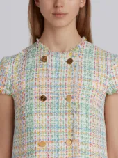 double breasted sack dress