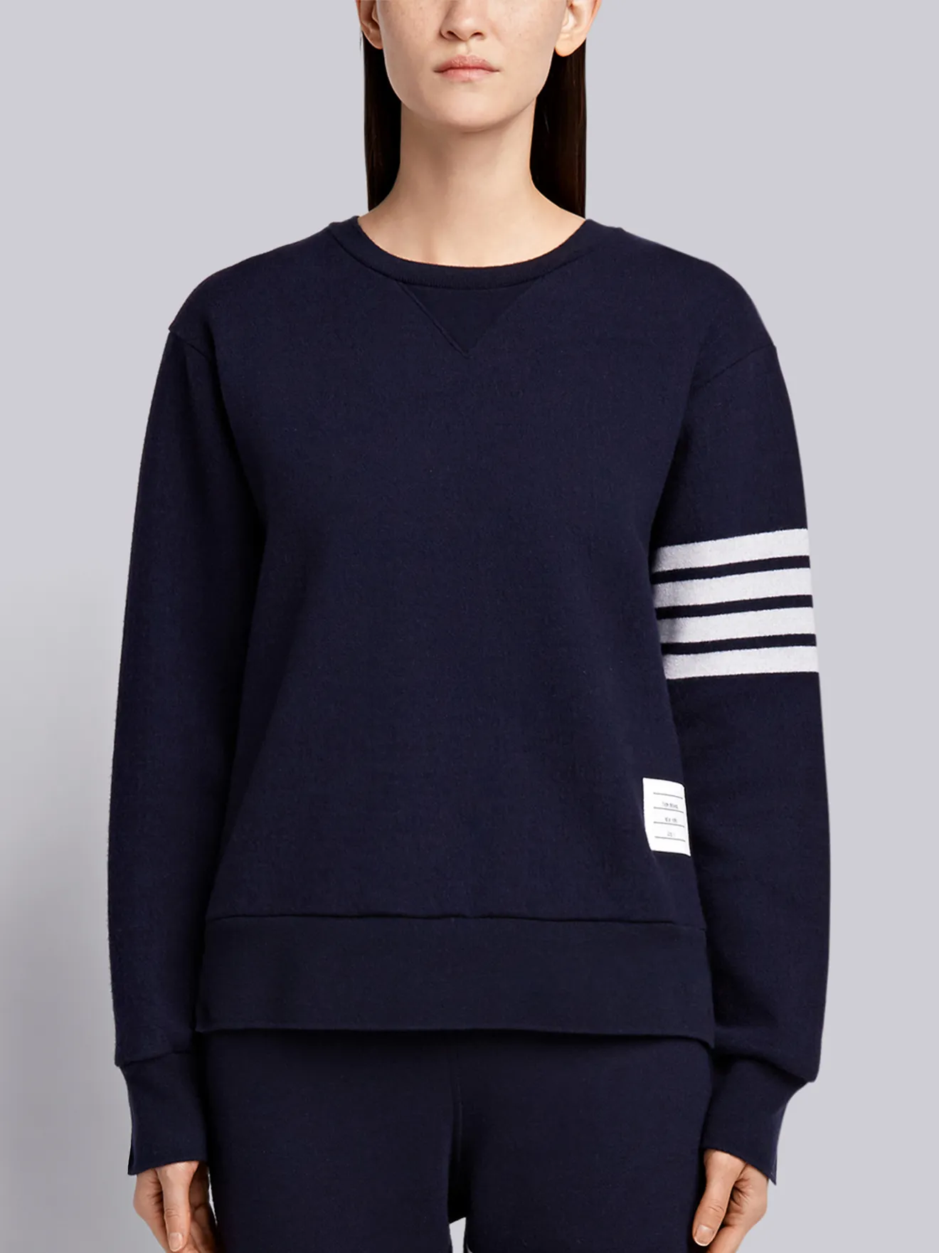 double neck sweatshirt