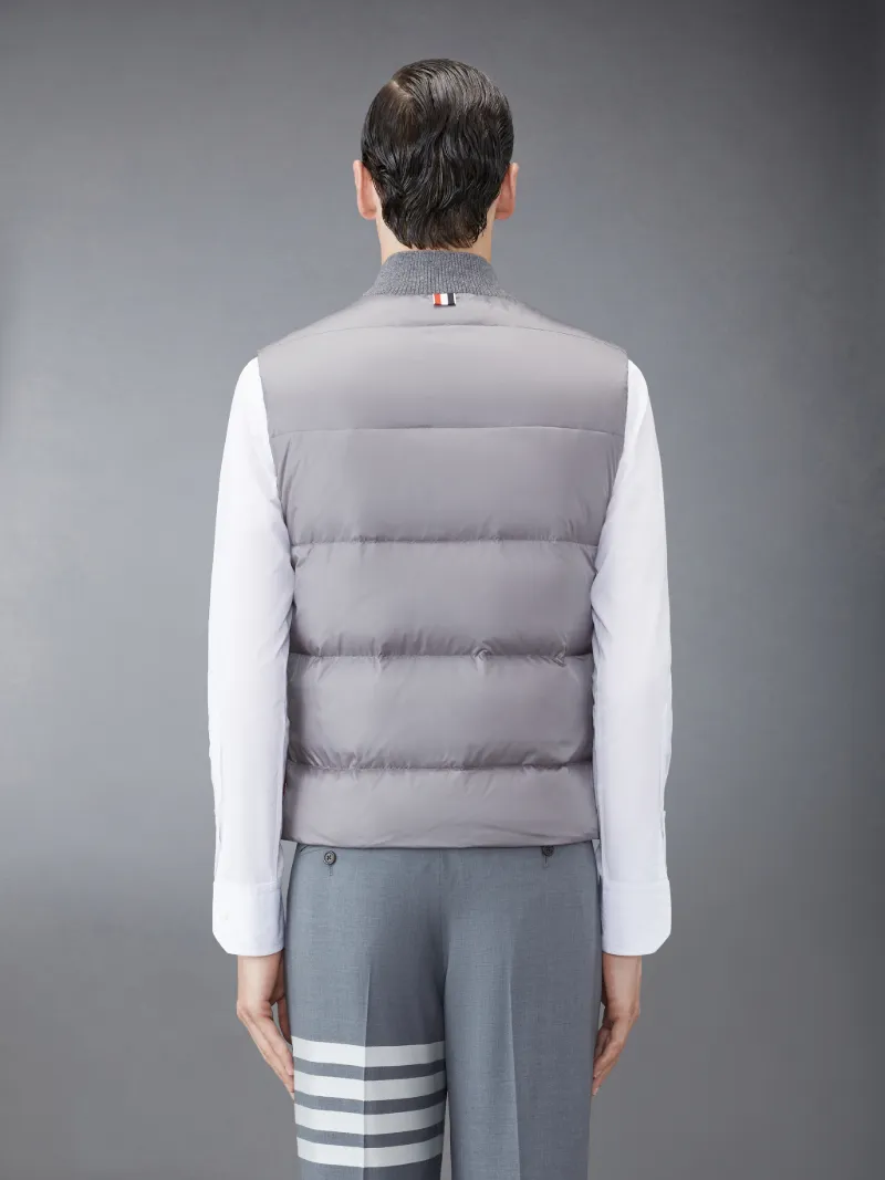 Downfilled Nylon 4-Bar Vest