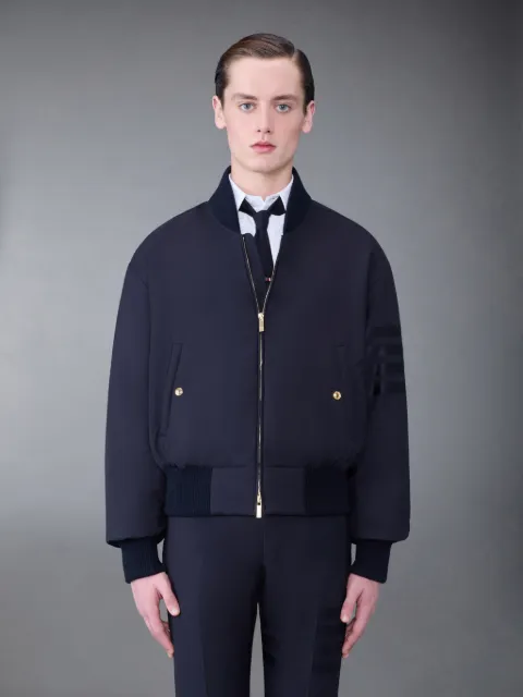 Downfilled Twill 4-Bar Ski Jacket | Thom Browne