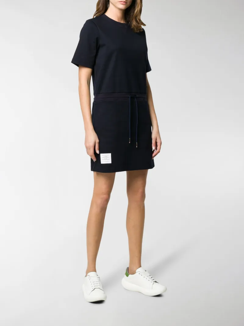 t shirt dress drawstring waist