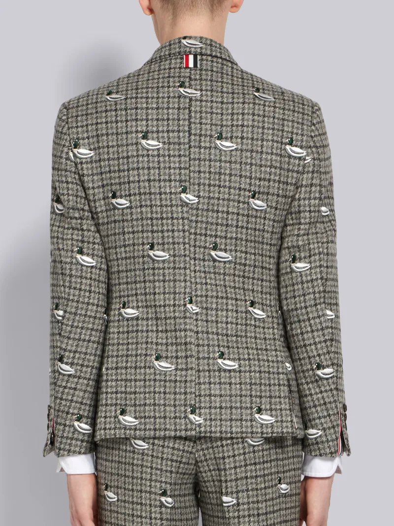 Duck Embroidery Gun Club Sport Coat