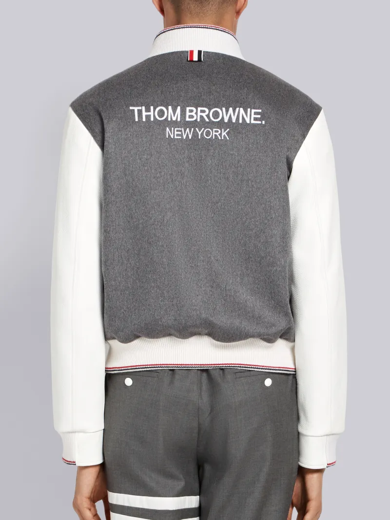 embroidered bomber jacket | Thom Browne