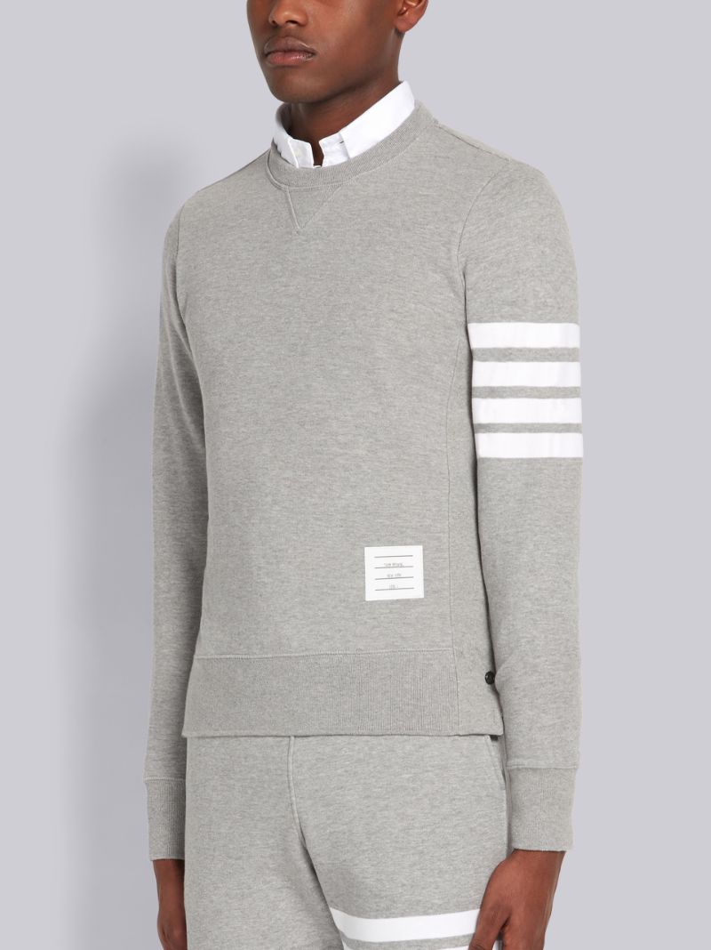 thom browne grey sweater