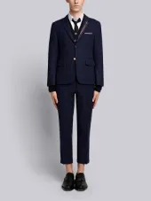 Engineered Lapel Striped Donegal Wool Classic Sport Coat