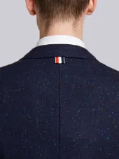 Engineered Lapel Striped Donegal Wool Classic Sport Coat