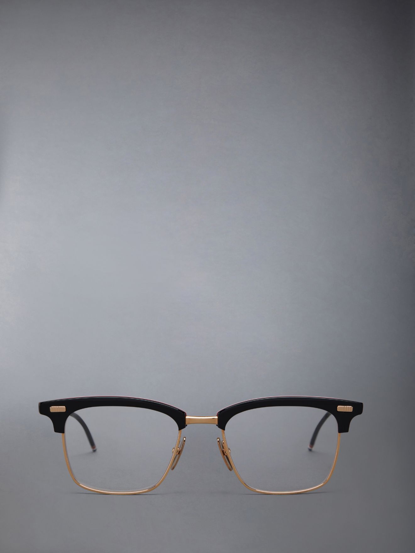 Acetate And Titanium Rectangular Eyeglasses | Thom Browne