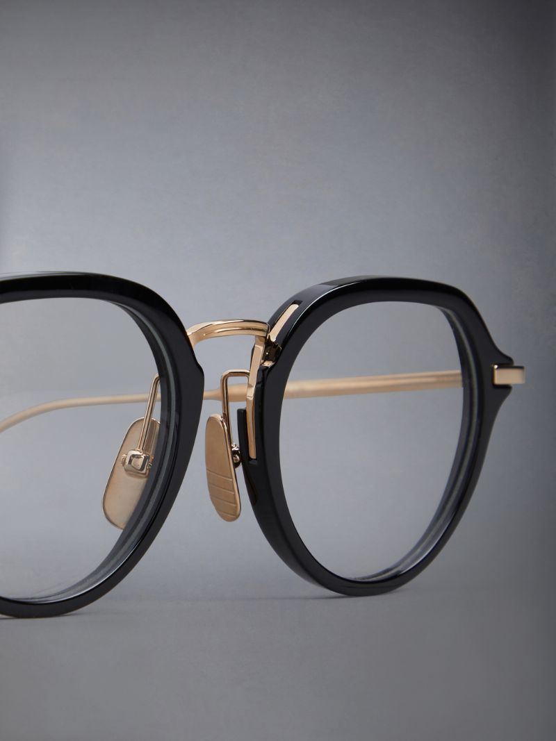 Brown round outlet eyeglasses