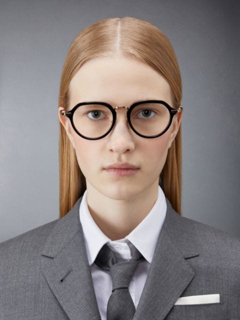 round frame glasses | Thom Browne