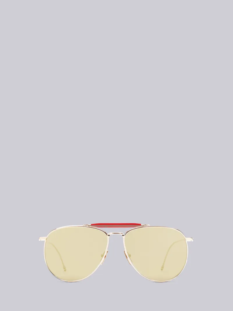 mirrored aviator sunglasses