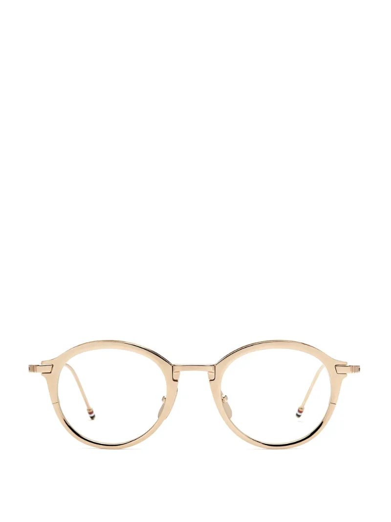 gold clear glasses