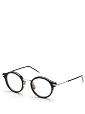 Round Black Optical Glasses