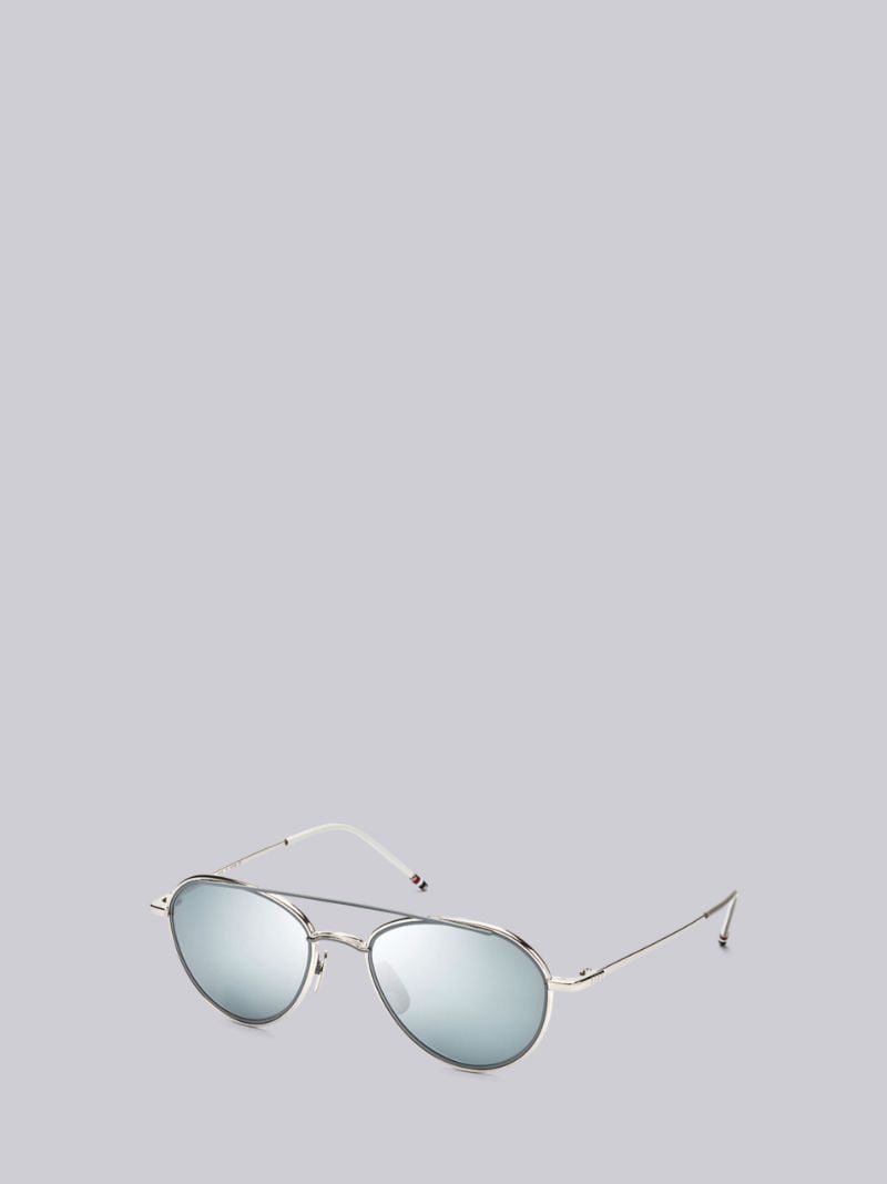 TB109 - Silver Aviator Sunglasses