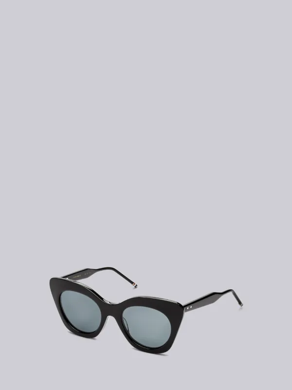 TB508 - Black Cat Eye Sunglasses