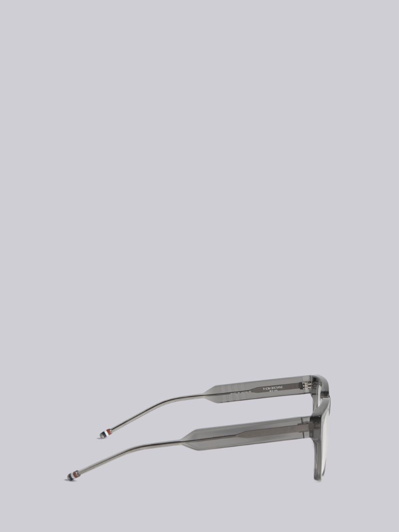TB715 - Satin Crystal Grey Square Glasses