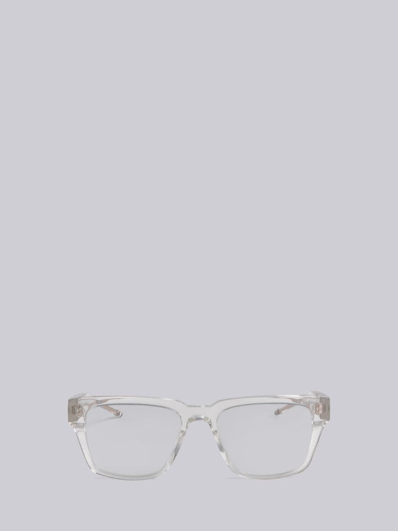 TB715 - クリスタルクリアスクエア 眼鏡ホワイト | Thom Browne 公式 ...