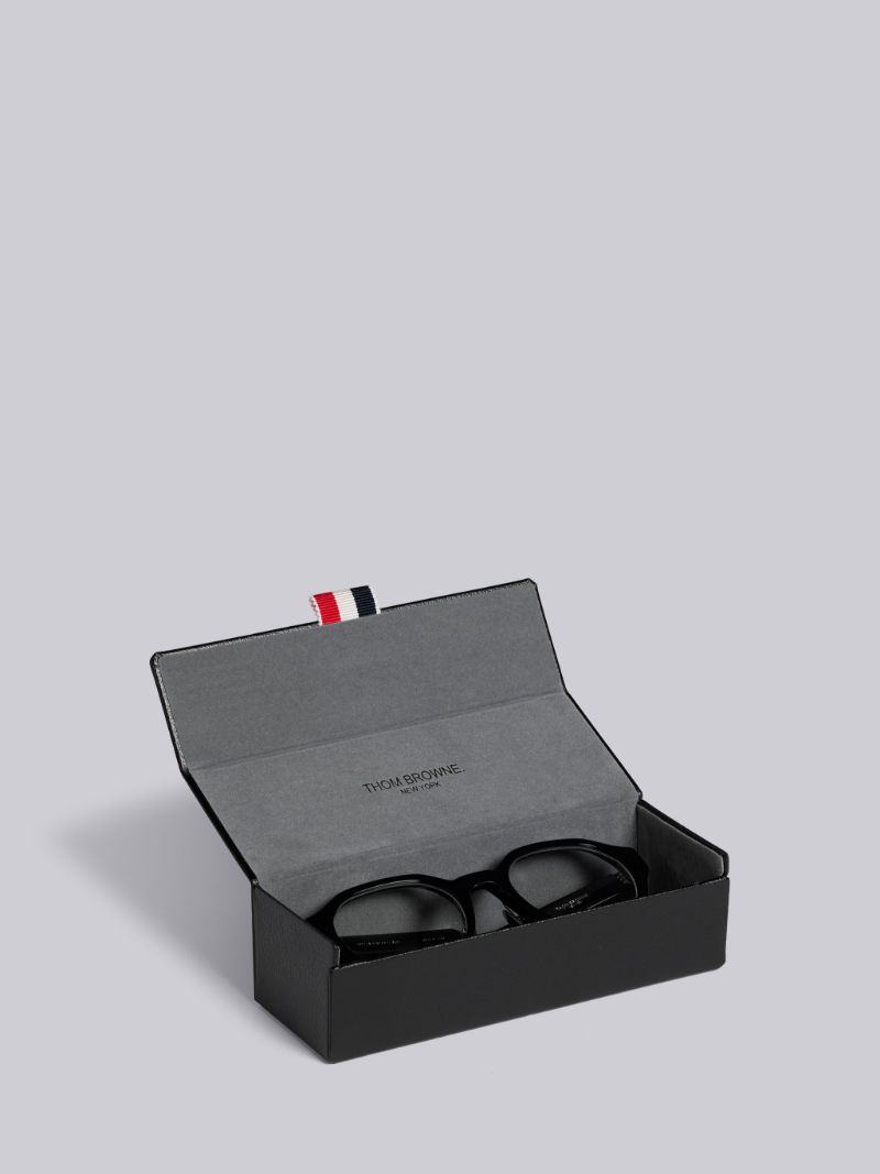 TB716 - Black Wide Fit Round Glasses
