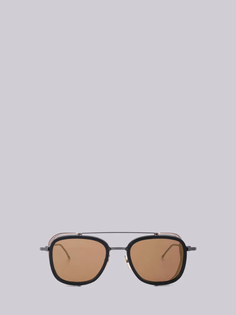 THOM BROWNE ゴールド スクエア サングラス Thom Browne Square - yellow gold – Mondello 1962