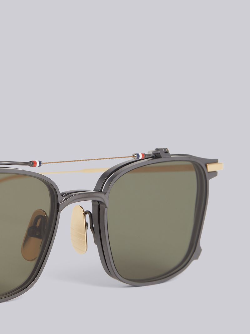 Tb817 ブラックアイロン クラブマスター サングラスブラック Thom Browne 公式オンラインサイト Tb817 ブラックアイロン クラブマスター サングラスブラック Thom Browne 公式オンラインサイト