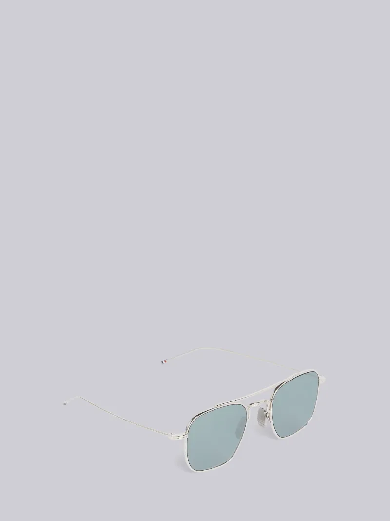 silver square sunglasses