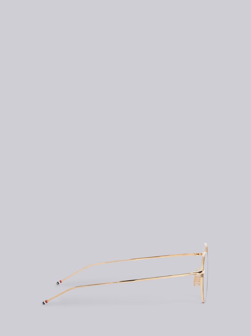 TB914 - Gold Rectangular Eyeglasses
