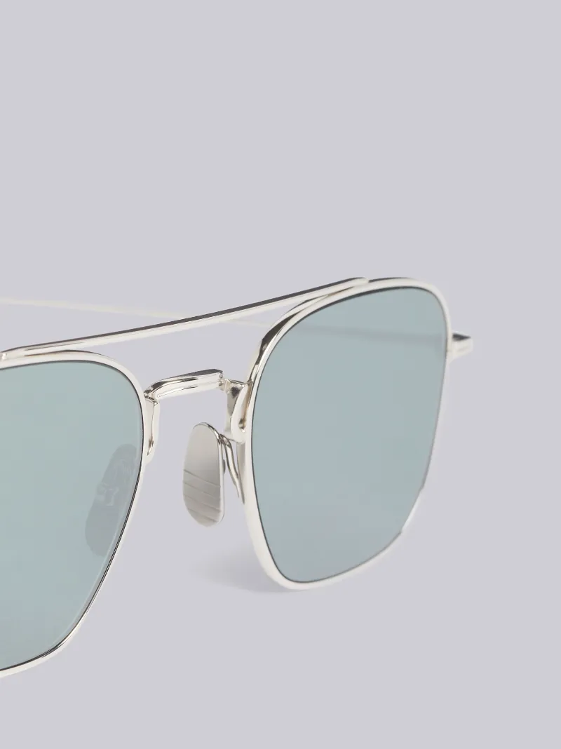 tinted square-frame sunglasses | Thom Browne Official